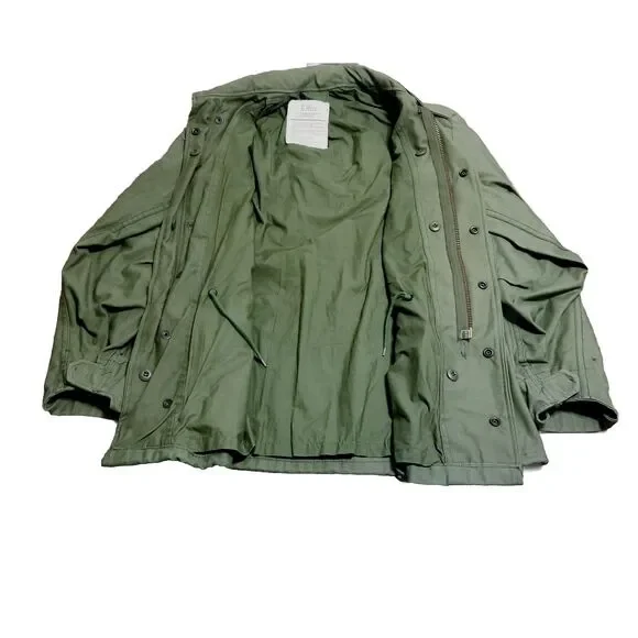 Military Field Jacket 0G-107 Men Size Small Green Cold Weather Coat Made In USA - Picture 2 of 4